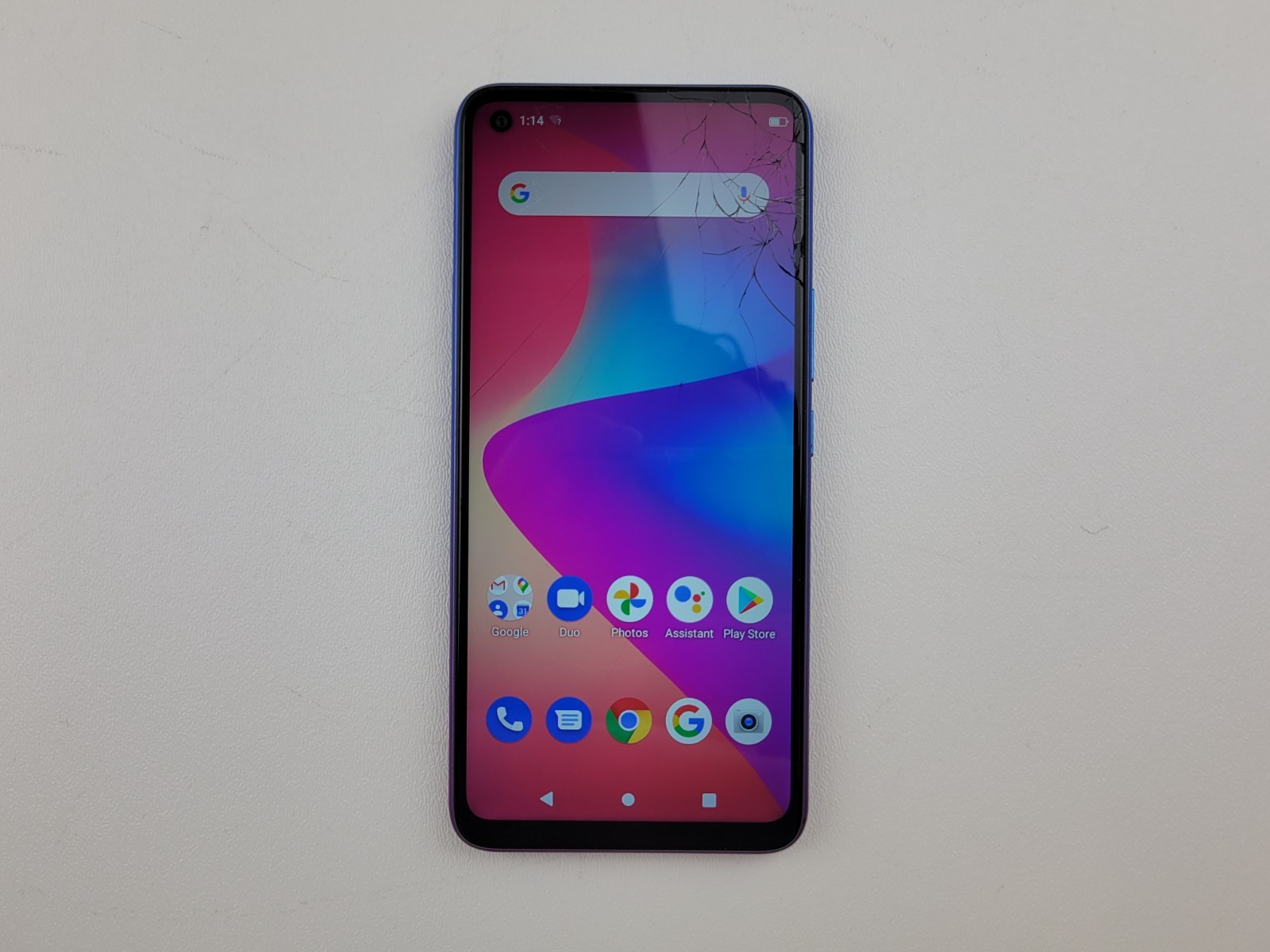BLU G91 (G0410WW) 128GB – Purple (GSM Unlocked) Dual SIM – *PLEASE READ* – H7765
