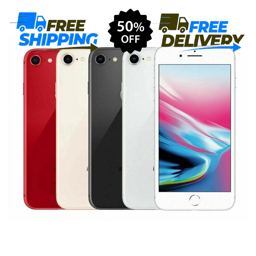 Apple iPhone 8 64GB 128GB Unlocked Verizon At&t T-Mobile A1905|A1863 4G LTE