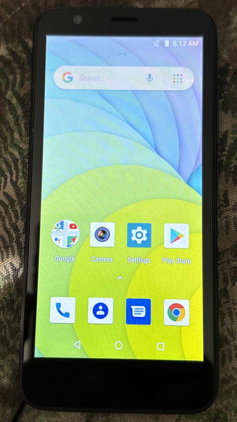NUU A6L-C (US Cellular) Black Smartphone 8GB Fast Ship Very Good Used 8.1.0 IOS