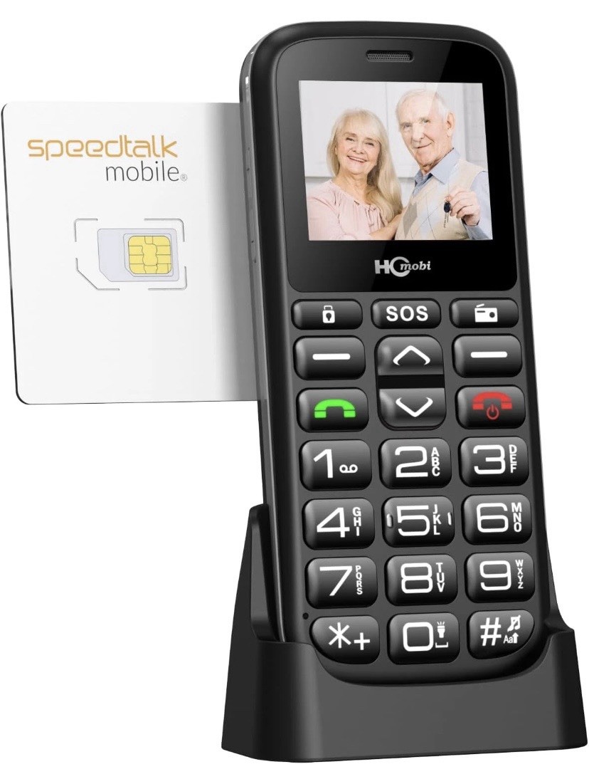 RS1 Seniors Mobile Phone,Sos,4G-Lte Big Button Basic Cell Phones for the Elderly