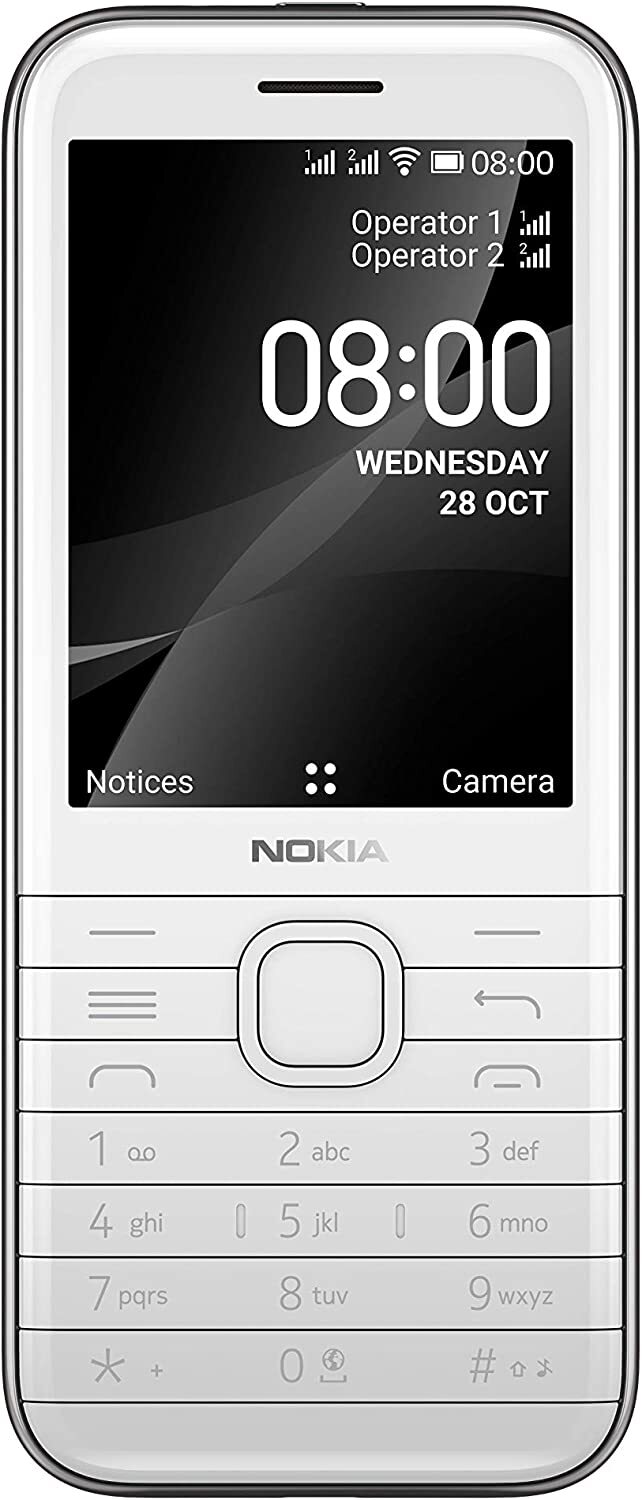 Original Nokia 8000 4G 2-SIM Snapdragon 210 FM 4GB 512MB RAM KaiOS Mobile Phone