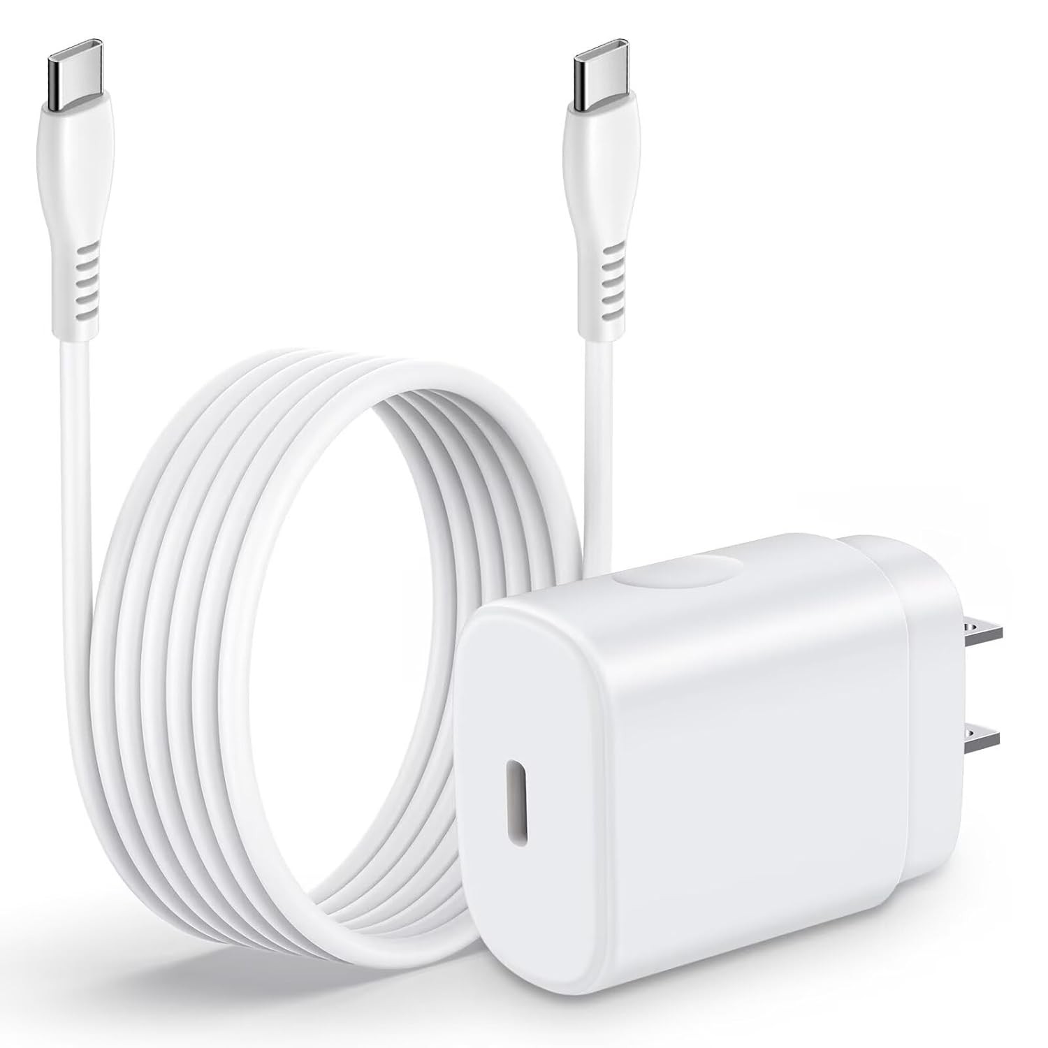 25W Fast Type-C Charger Block for Samsung Galaxy S21 S22 Z Flip 7 6FT