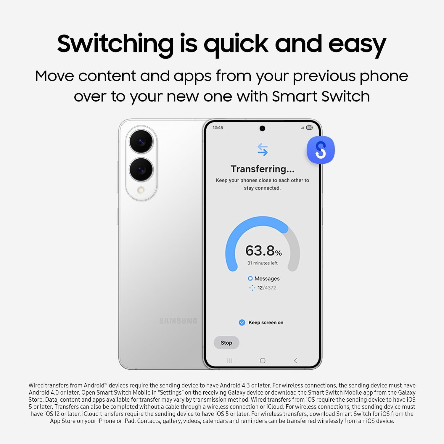 UNLOCKED – Samsung Galaxy S25 Edge 5G SM-S937U 256GB Titanium Silver – Very Good