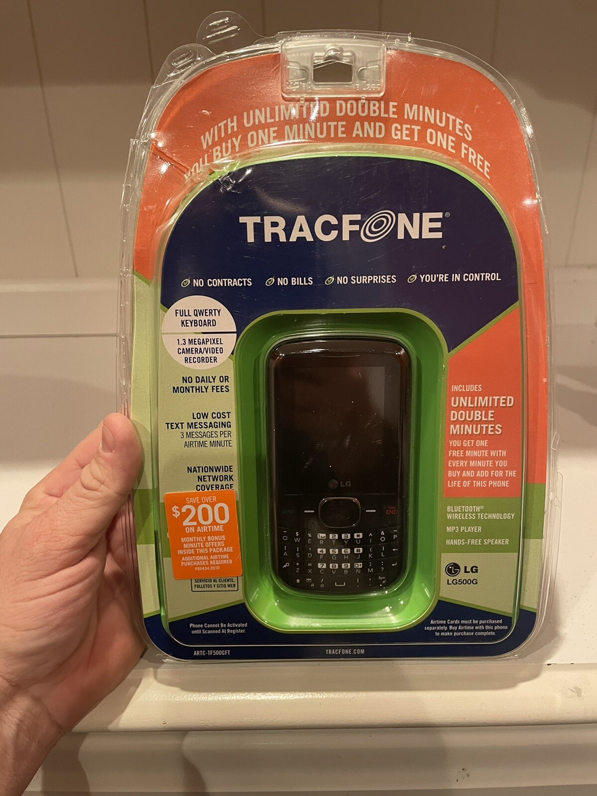 LG 500G – Black (TracFone) OPEN BOX/NEW Read Description