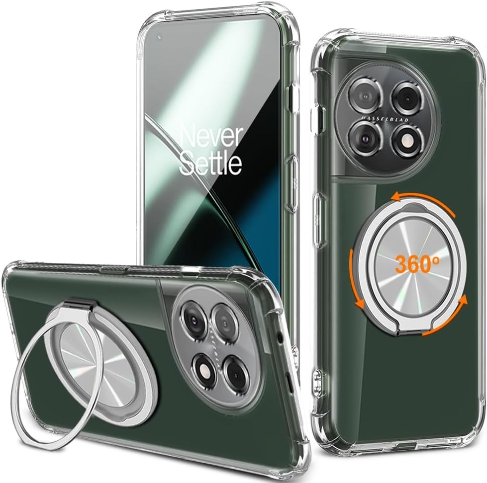 Transparent Shockproof Protective Case for OnePlus 11 5G with 4 Corners Design