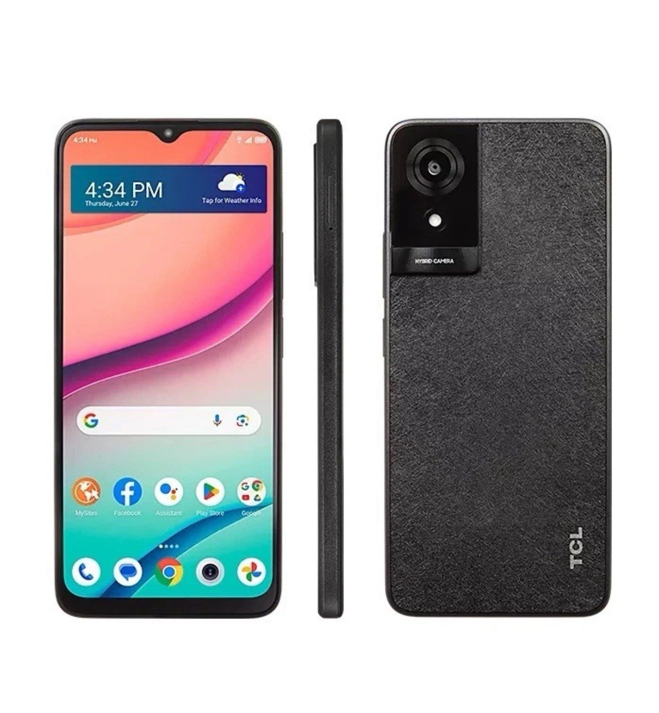 TCL K24 TOALT434DCPWP 6.5” 4G LTE 4GB RAM 32GB 2.2 GHz Android Phone Brand New
