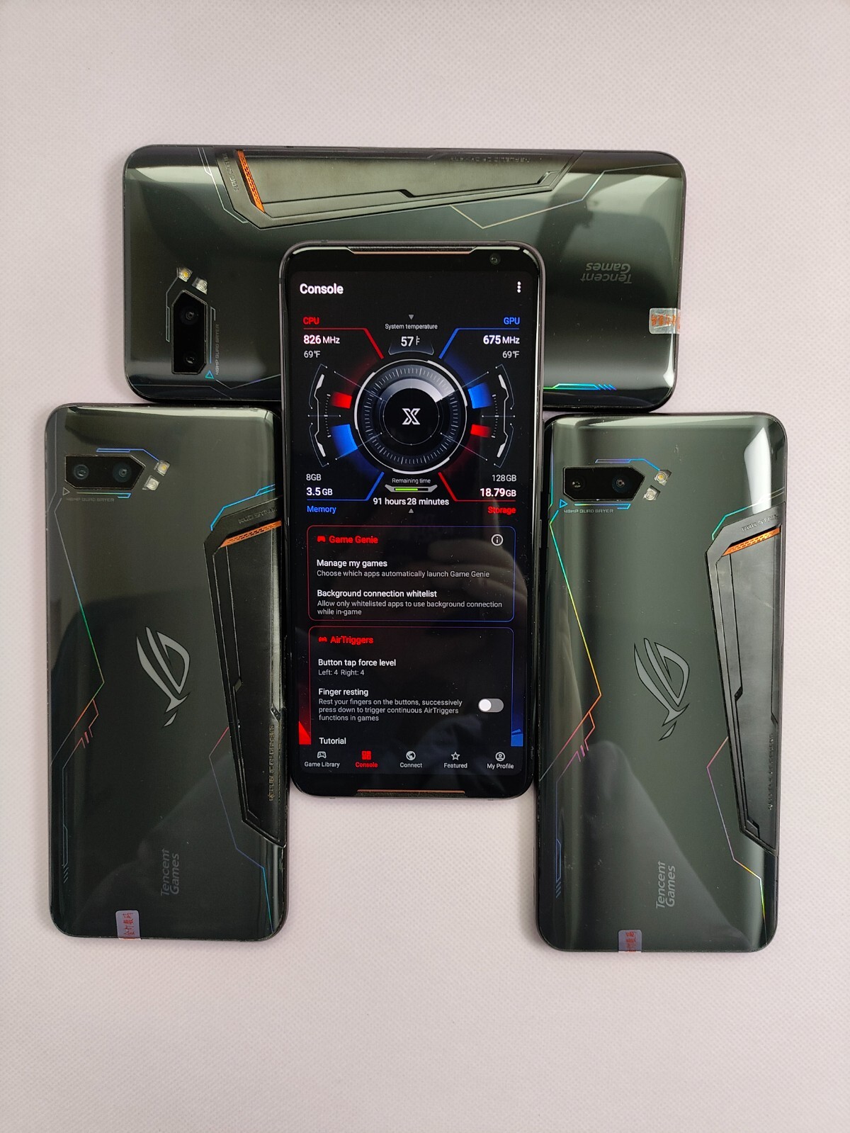 Original Asus ROG 2 Gaming SmartPhone ROG Phone II 6.59″ Snapdragon 855+ 6000mAh