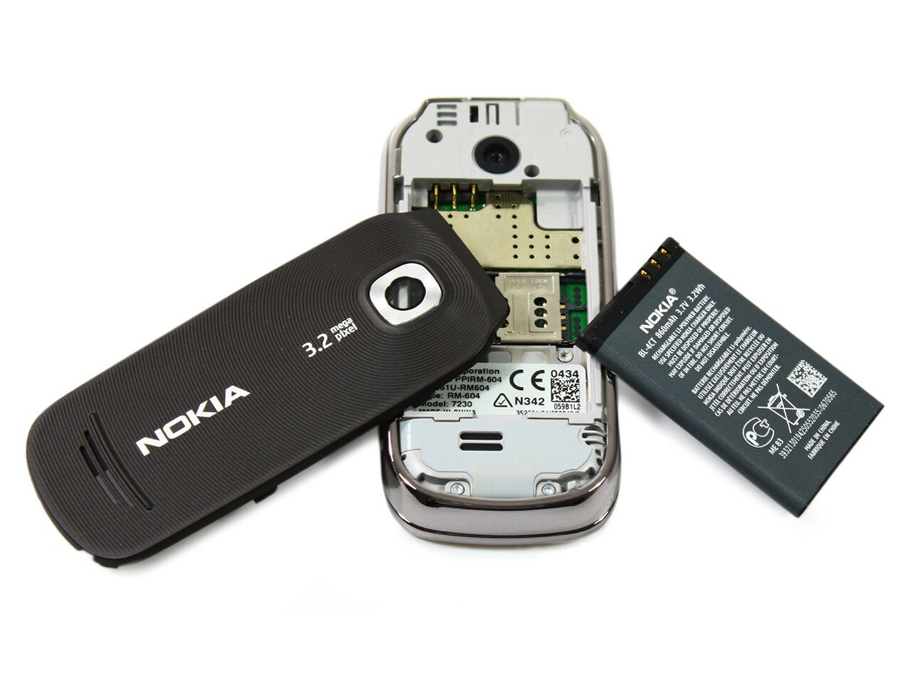 Original Nokia 7230 Bluetooth 3.15MP JAVA Unlocked UMTS 3G Slide Mobile Phone