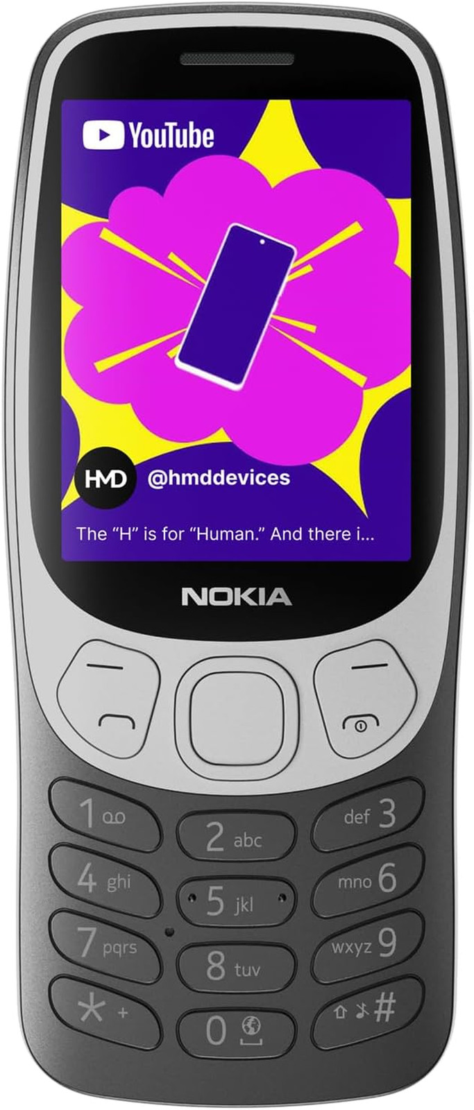 3210 | Dual SIM | GSM | Unlocked | International Version | Grunge Black