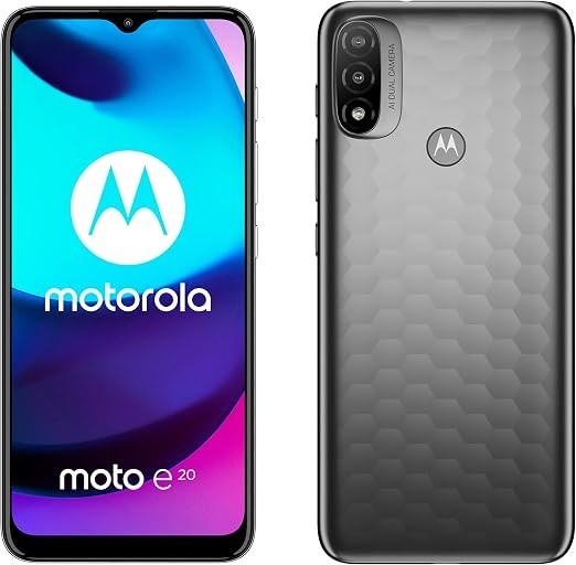 Motorola Moto E20 4G LTE Graphite Gray – 2GB RAM – 32GB ROM – Unlocked – NEW