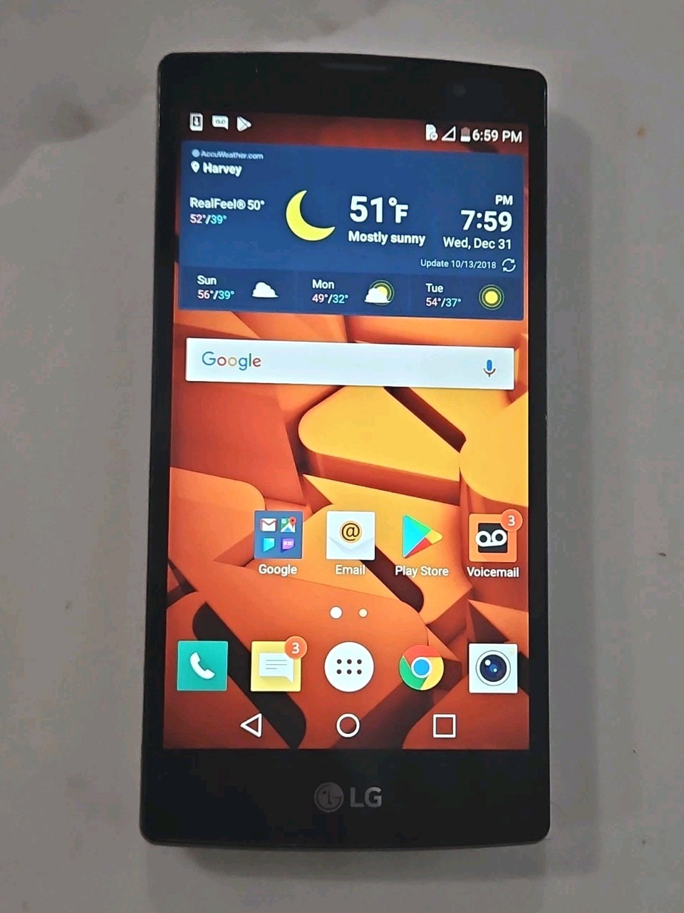 LG Volt 2 GB Android Smart Phone Black – Boost Mobile – LGLS751