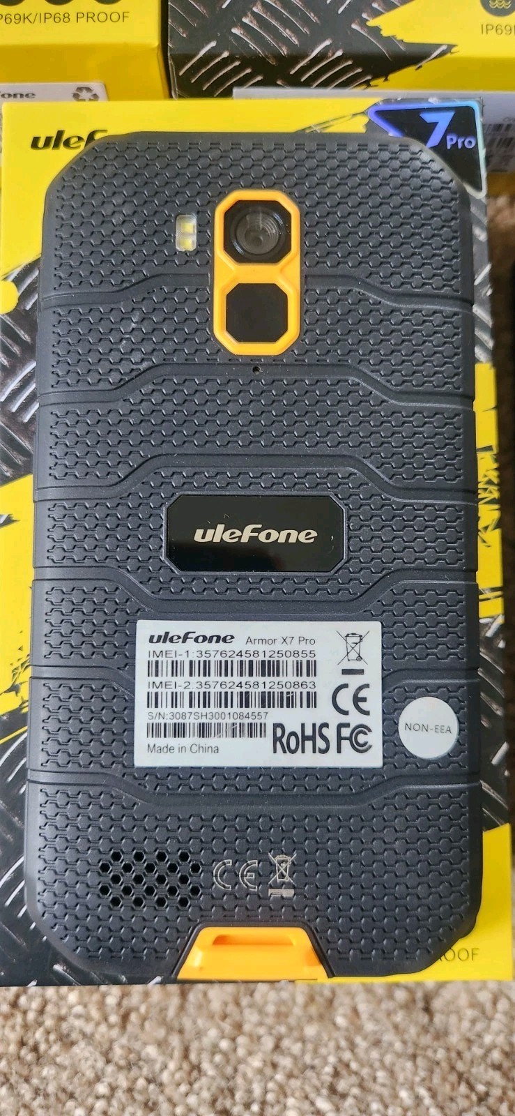 (10) New Ulefone Armor X7 Pro HD Work Phones, Dual SIM, 32GB Storage, 4GB RAM