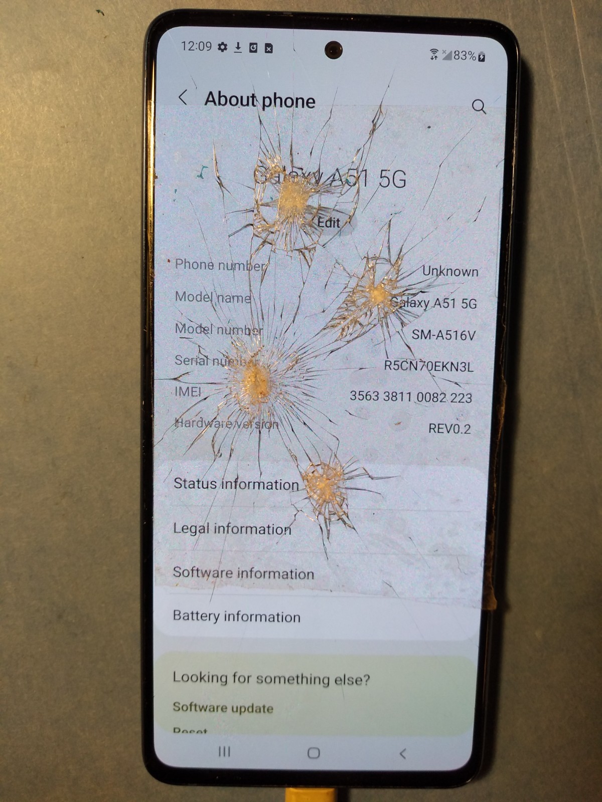 Samsung Galaxy A51 5G UW A516V (Verizon) working Unlocked for Parts
