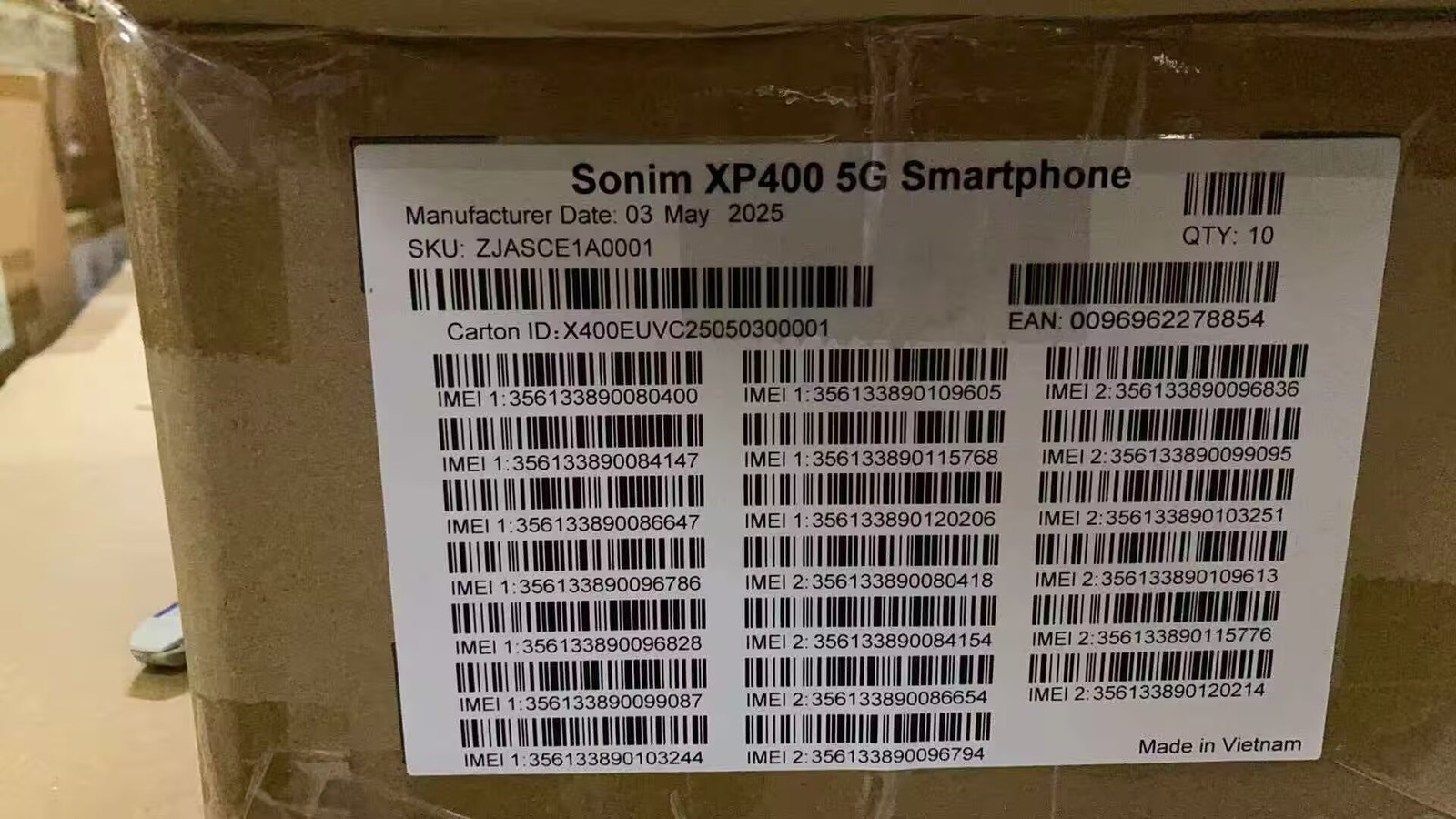 Sonim XP400 IP68 Outdoor Waterproof Shockproof Rugged Smartphone