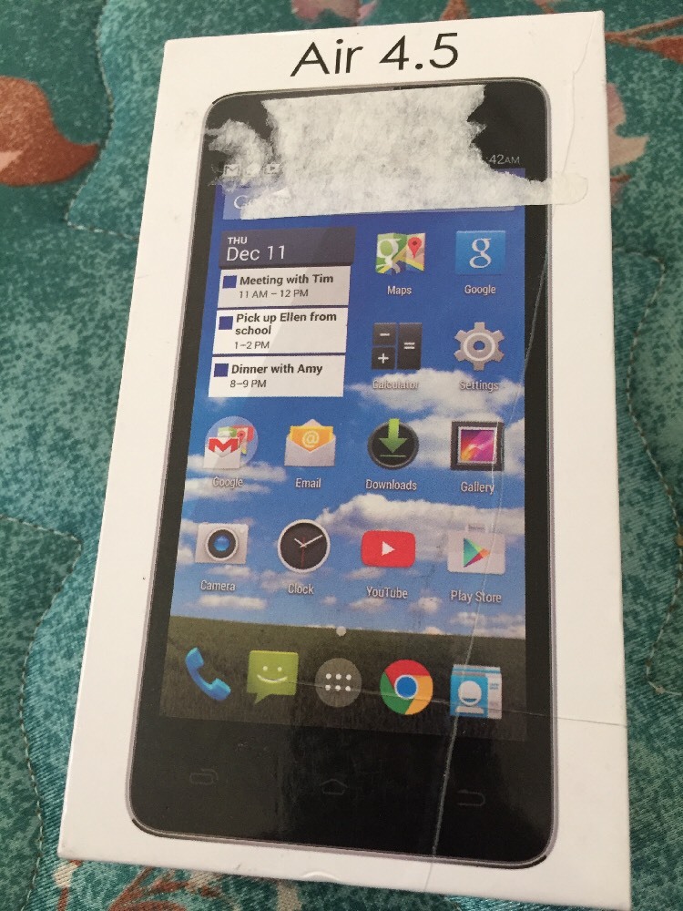 Unnecto Air 4.5 – Unlocked Gray (FOR PARTS AS-IS ONLY)