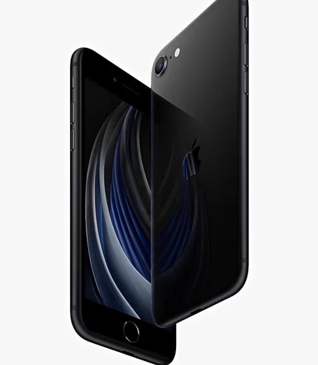 Apple iPhone SE (2nd Gen) 64GB Black Unlocked 12MP Bar Smartphone