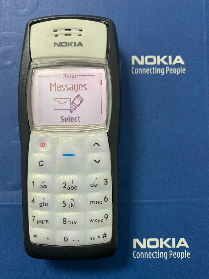 NOKIA 1100 Mobile Phone unlocked Classic game GSM Old Cellphones