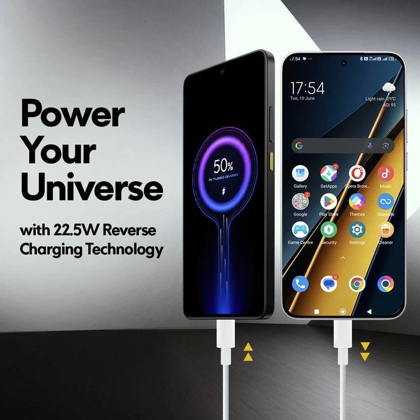 POCO F7 5G (Black, 256 GB 12 GB ) 8s Gen 4 Processor NFC 6.83″ Global Version.
