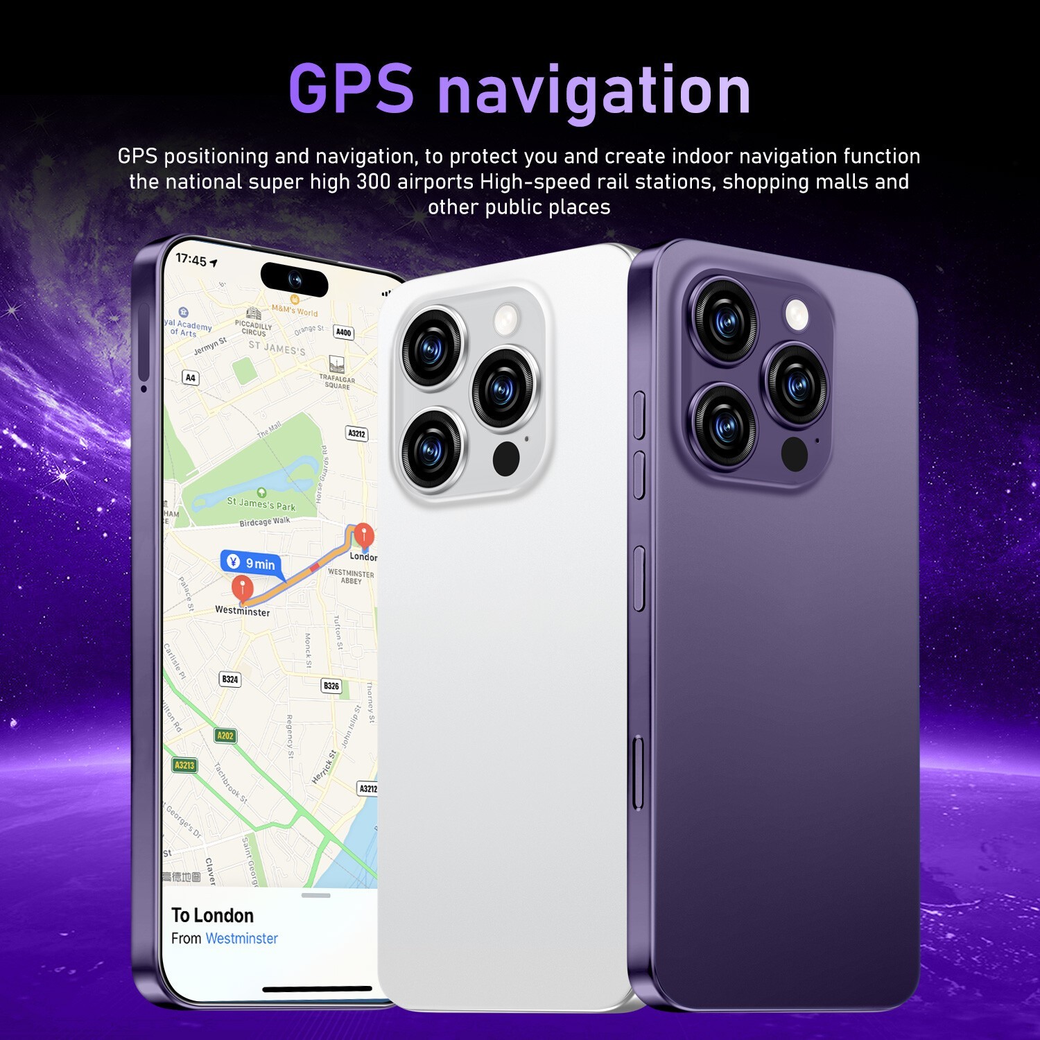 16 Pro Max 5G Unlocked Cell Phone 256G Dual Sim Smartphone Android Cheap Phone