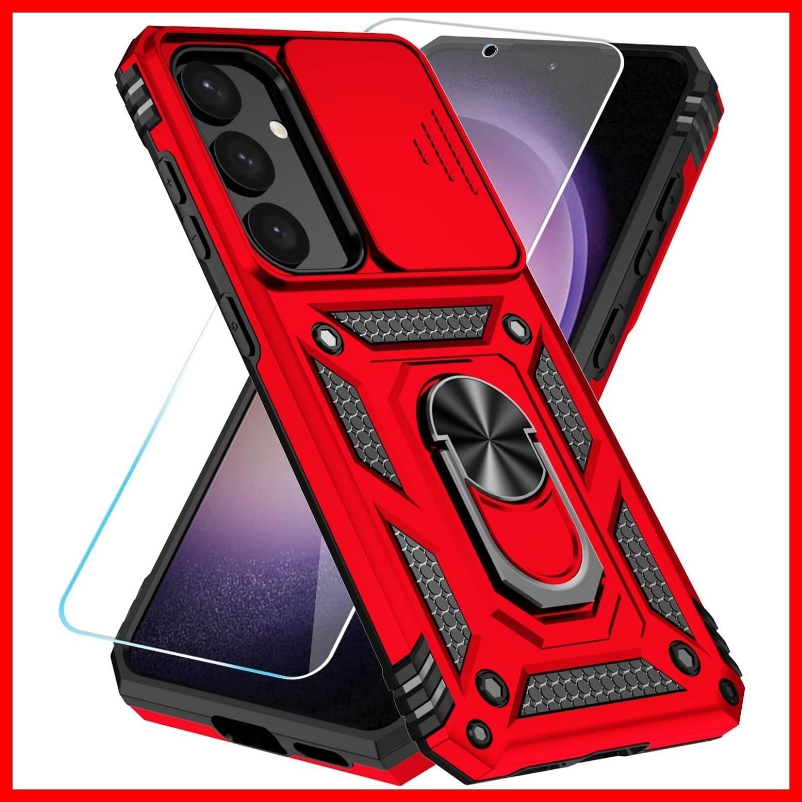 For Samsung Galaxy S24/S25 Case with Kickstand & Military Grade Phone Cover