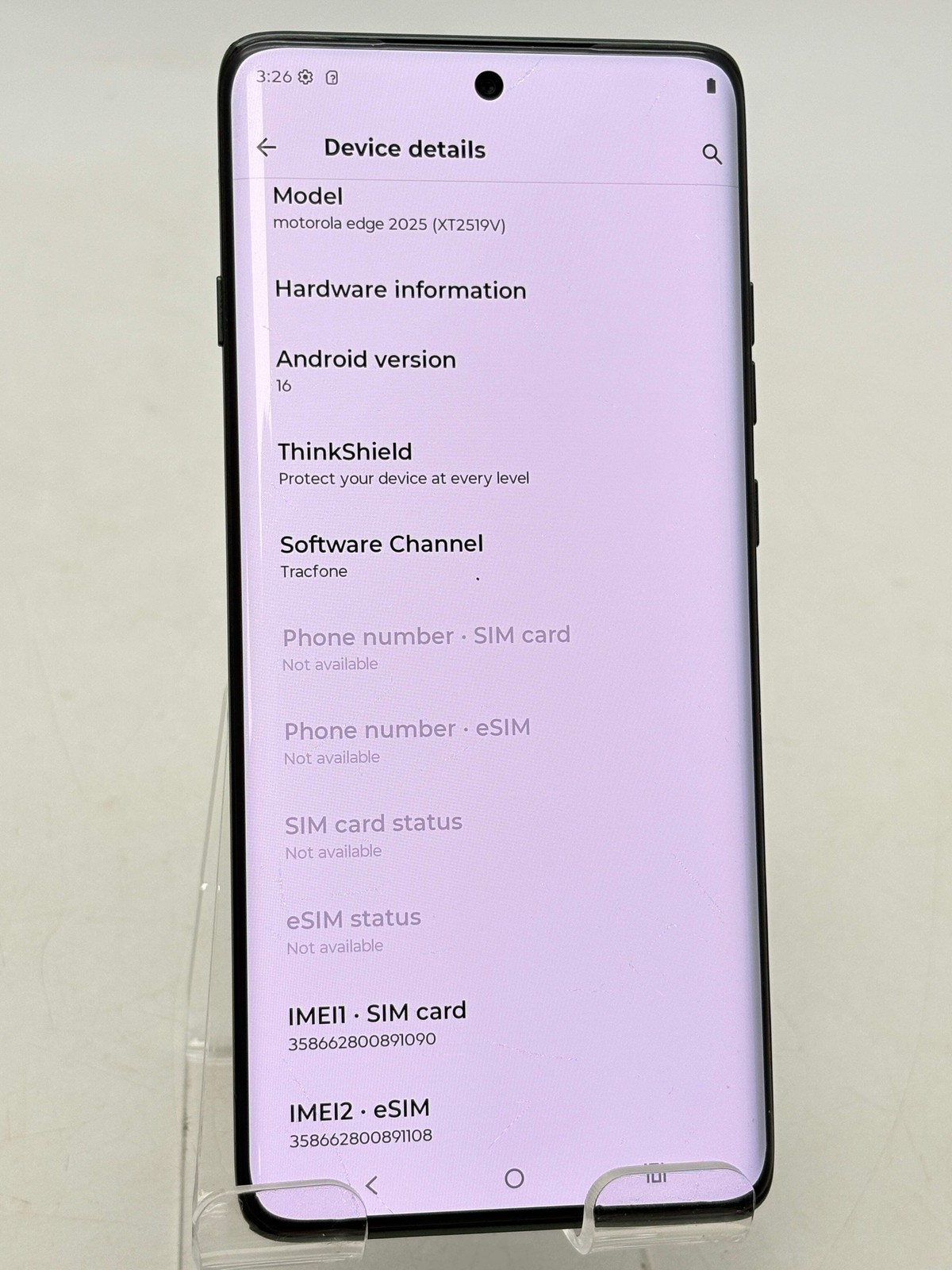 Motorola Edge 2025 XT2519V 256GB 8GB RAM Pantone Deep Forest