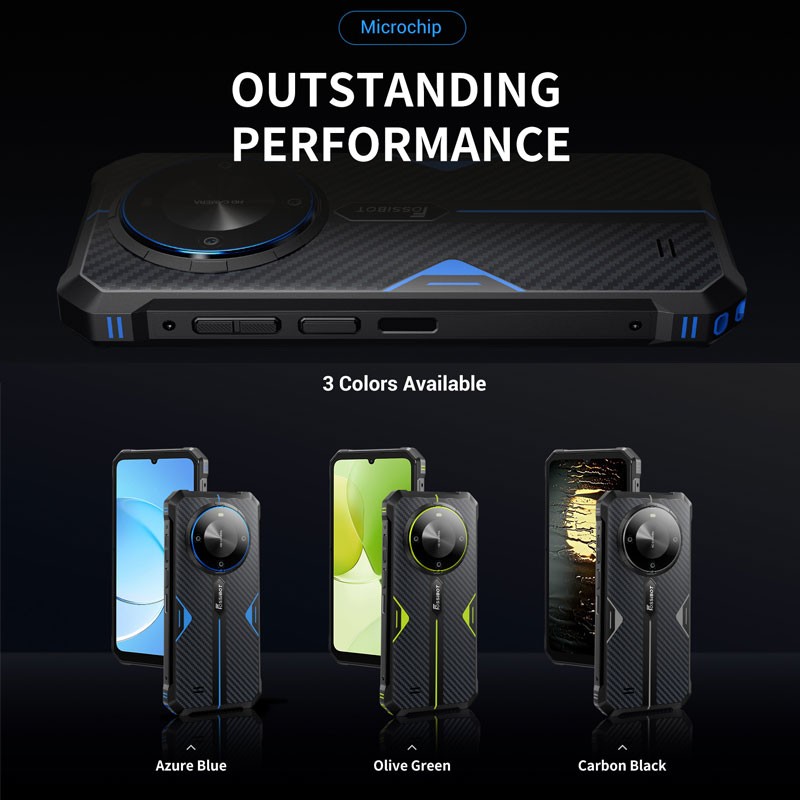 6.74″ FOSSiBOT F105 4G LTE Rugged Smartphone Android Dual SIM Outdoors 10300mAh
