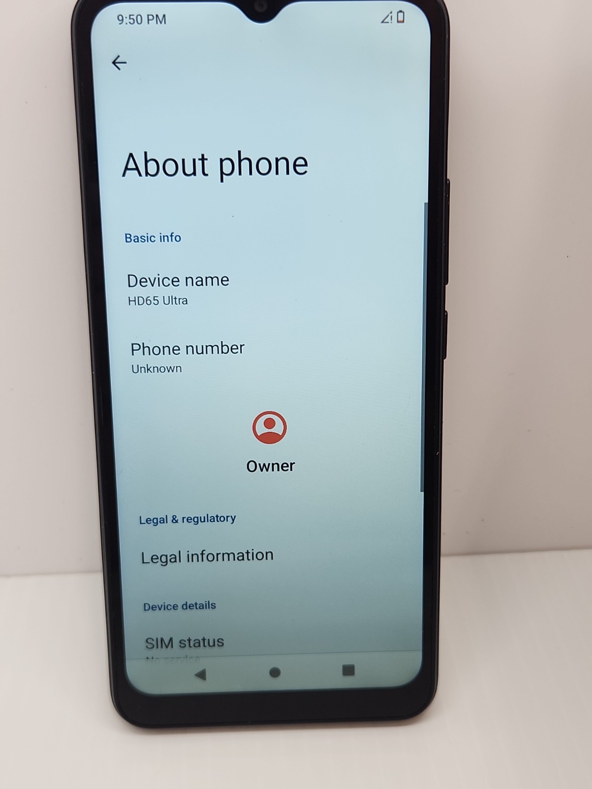 VORTEX PHONE HD65 ULTRA 6.5″ 3GB RAM+32GB ANDROID 13 1.5GHZ *LOCK STATUS UNKNOWN