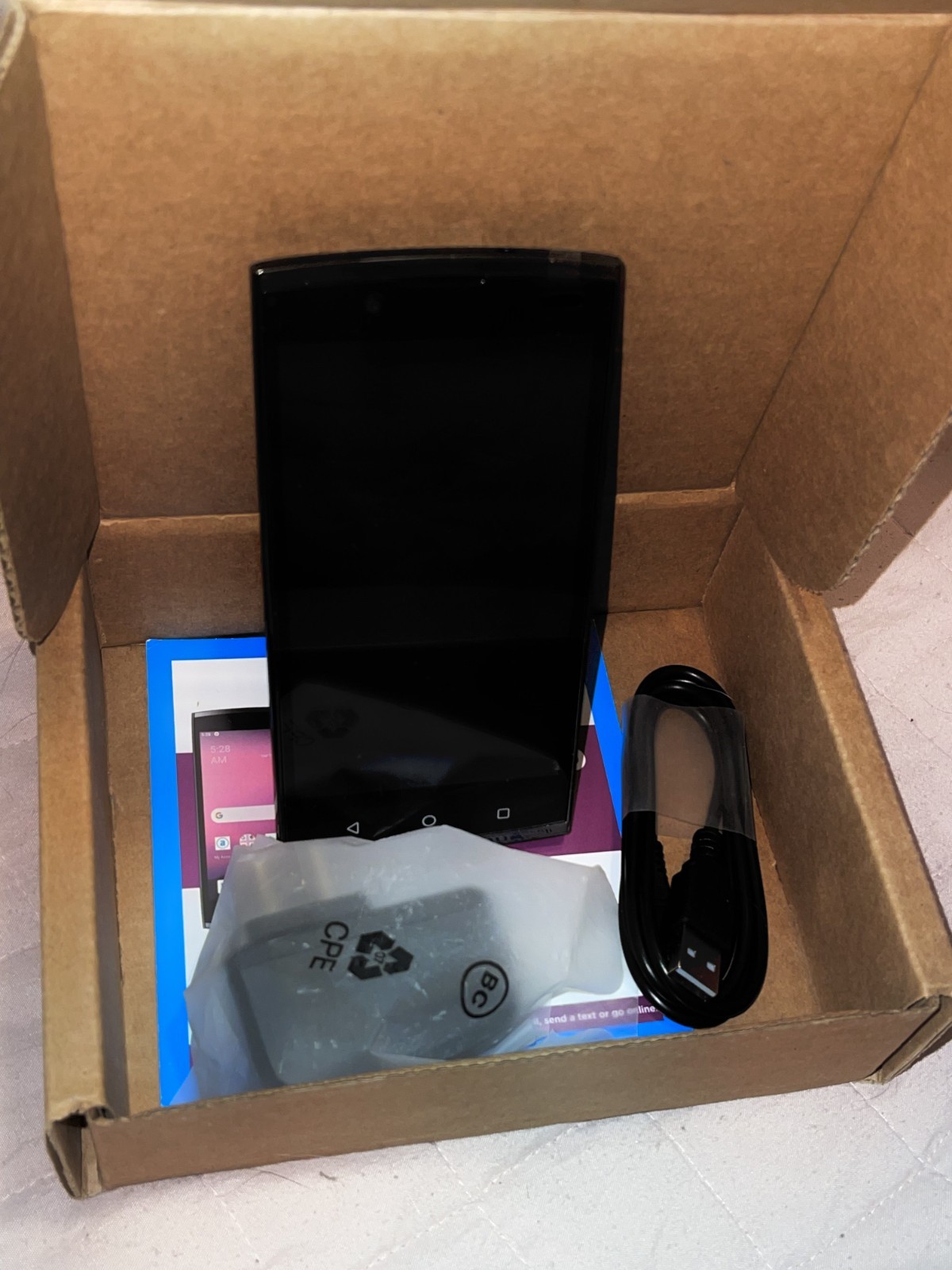 UMX U693CL Black 16GB Assurance Wireless Android Smartphone Fair Shape