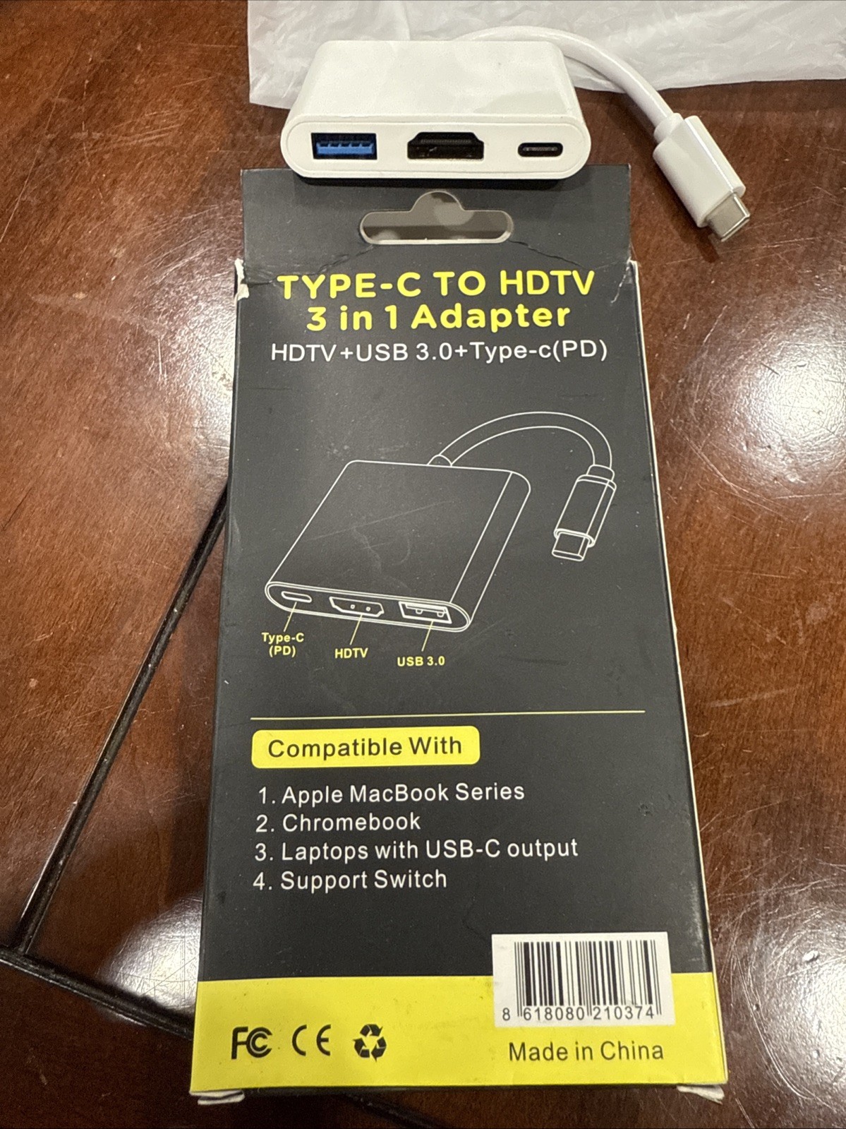 Type C To HDTV 3 In 1 Adaptor