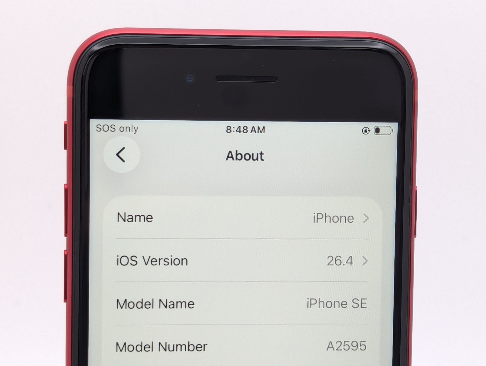 Apple iPhone SE (3rd Generation) A2595 128GB Good Condition | Red | UNLOCKED