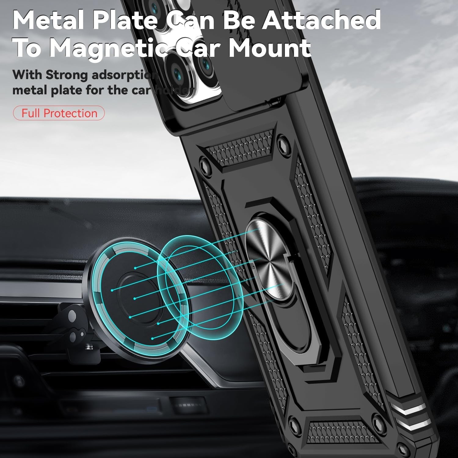 For Motorola Moto Edge 2025 Case with Military-Grade Protection and Camera Cover