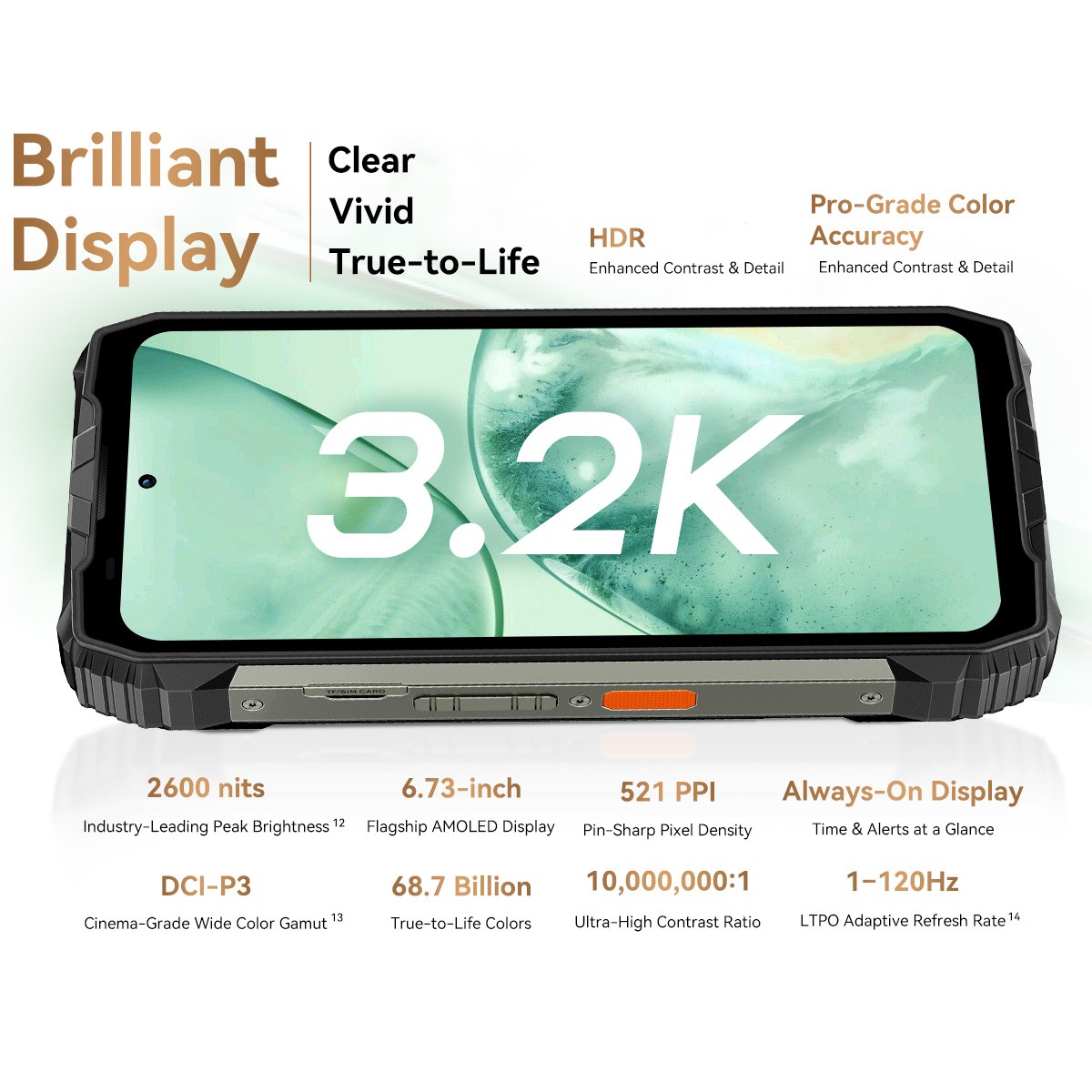 Blackview XPLORE 2 5G AI Rugged Smartphone 48GB+1TB Android 15 20000mAh NFC 50MP