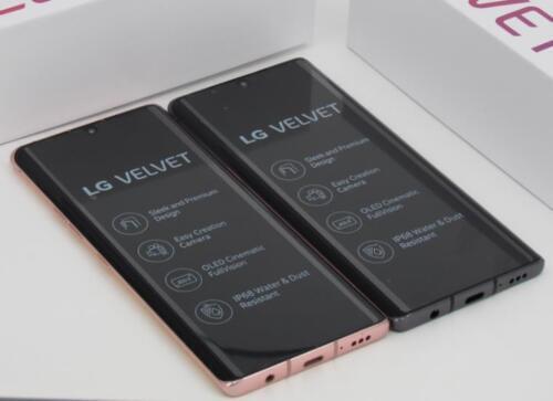 LG Velvet 5G G9 LM-G900UM LM-G900TM 128GB+6GB 5G Unlocked Smartphone –