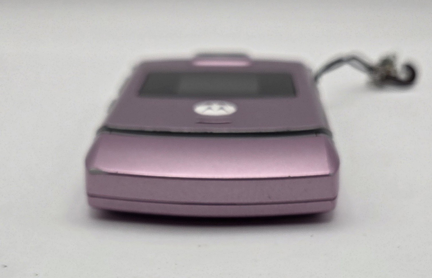 Motorola RAZR V3m Pink with Silver Vintage Rare Flip Phone Tested Works Megapix