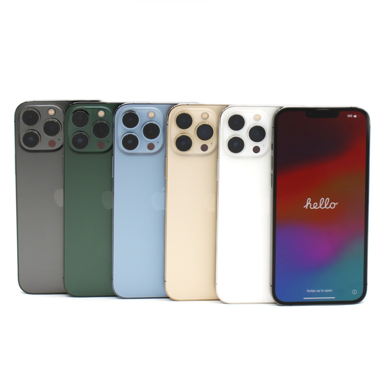 Apple iPhone 13 Pro Max A2484 128GB Choose Color Carrier Good Refurbished
