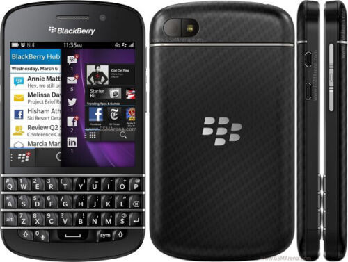 Blackberry Q10 Original Unlocked 16GB 8MP QWERTY Keypad BlackBerryOS SmartPhone