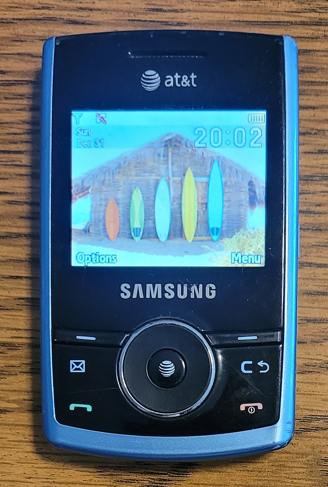 Samsung Propel SGH-A767 – Blue and Black ( AT&T ) Very Rare GSM Slider Phone