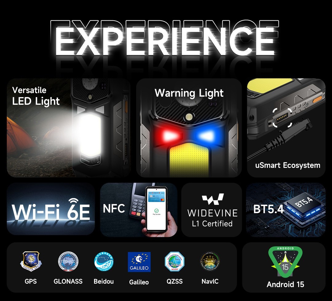 Ulefone Armor 29 Pro 5G Rugged Phone 32G+512G 6.67″64MP Night Vision Dual Screen