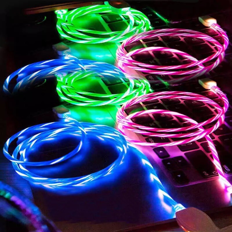 2.4A High Speed Led Lighting Up Cell Phone Chargers