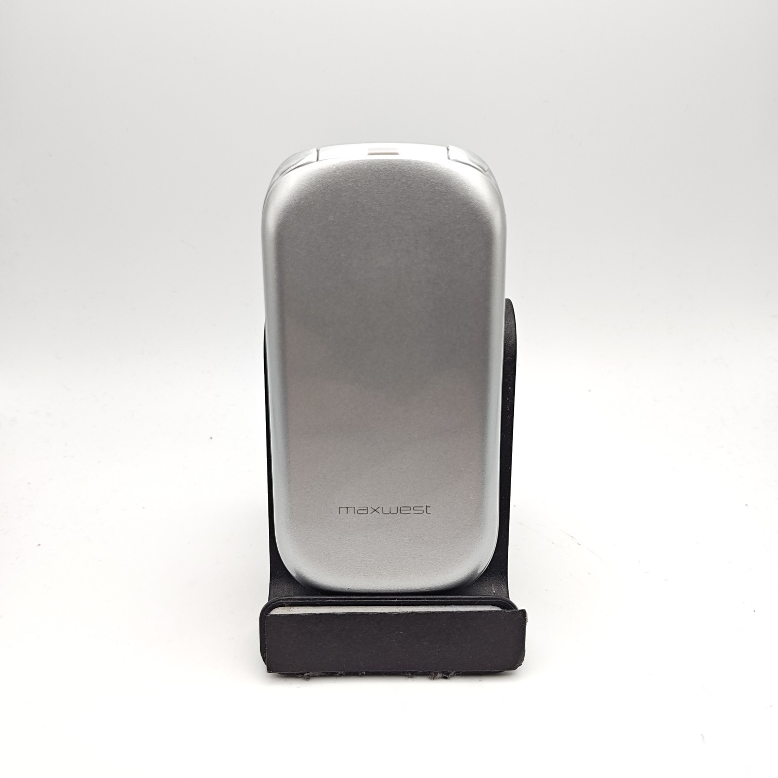 Maxwest Uno Flip Dual-SIM Cellular Phone (2G Unlocked) – Silver #3626