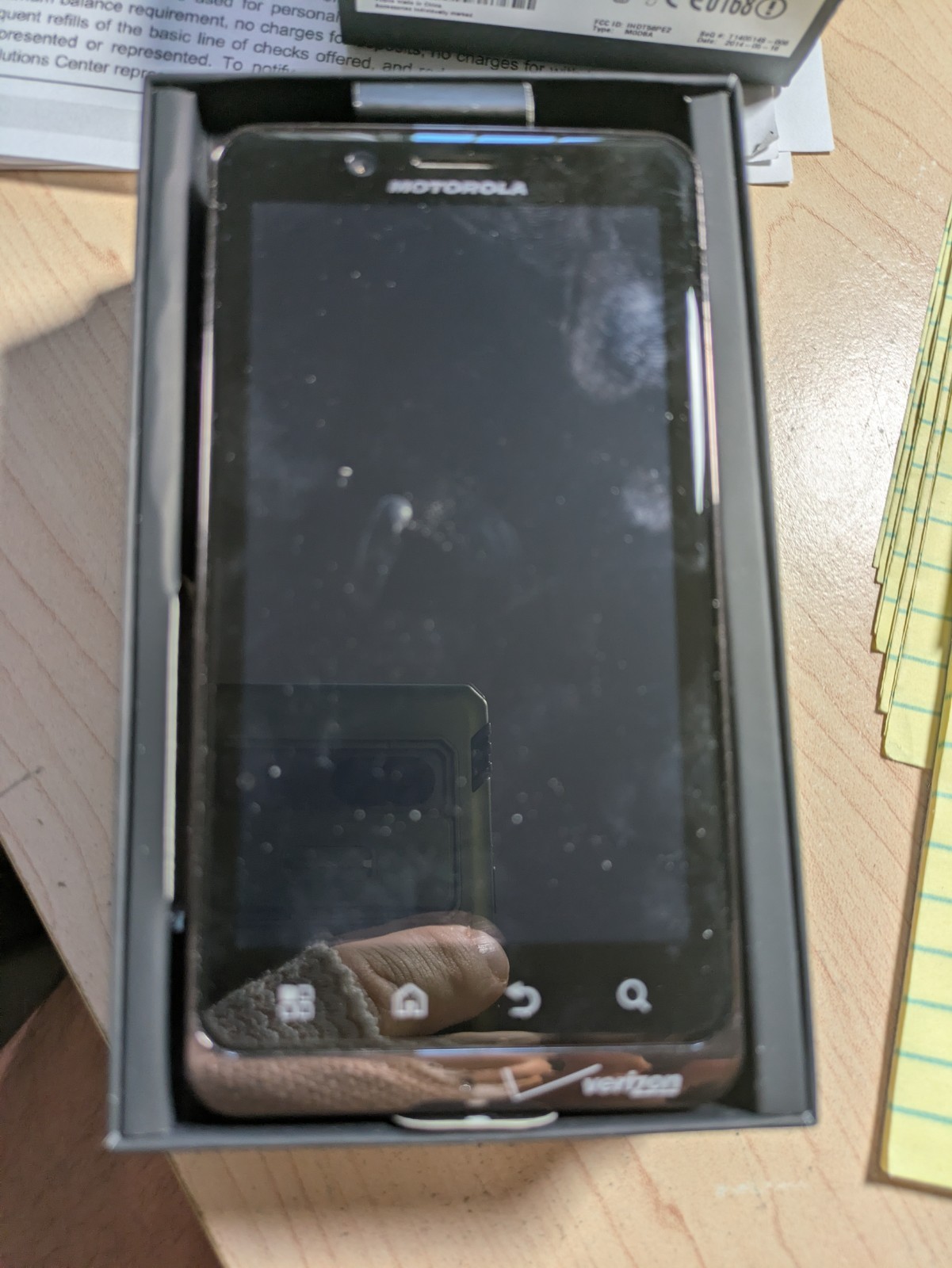 Motorola Droid Maxx Razr XT1080M 16 Maxx Verizon 4G LTE 16gb Memory Black