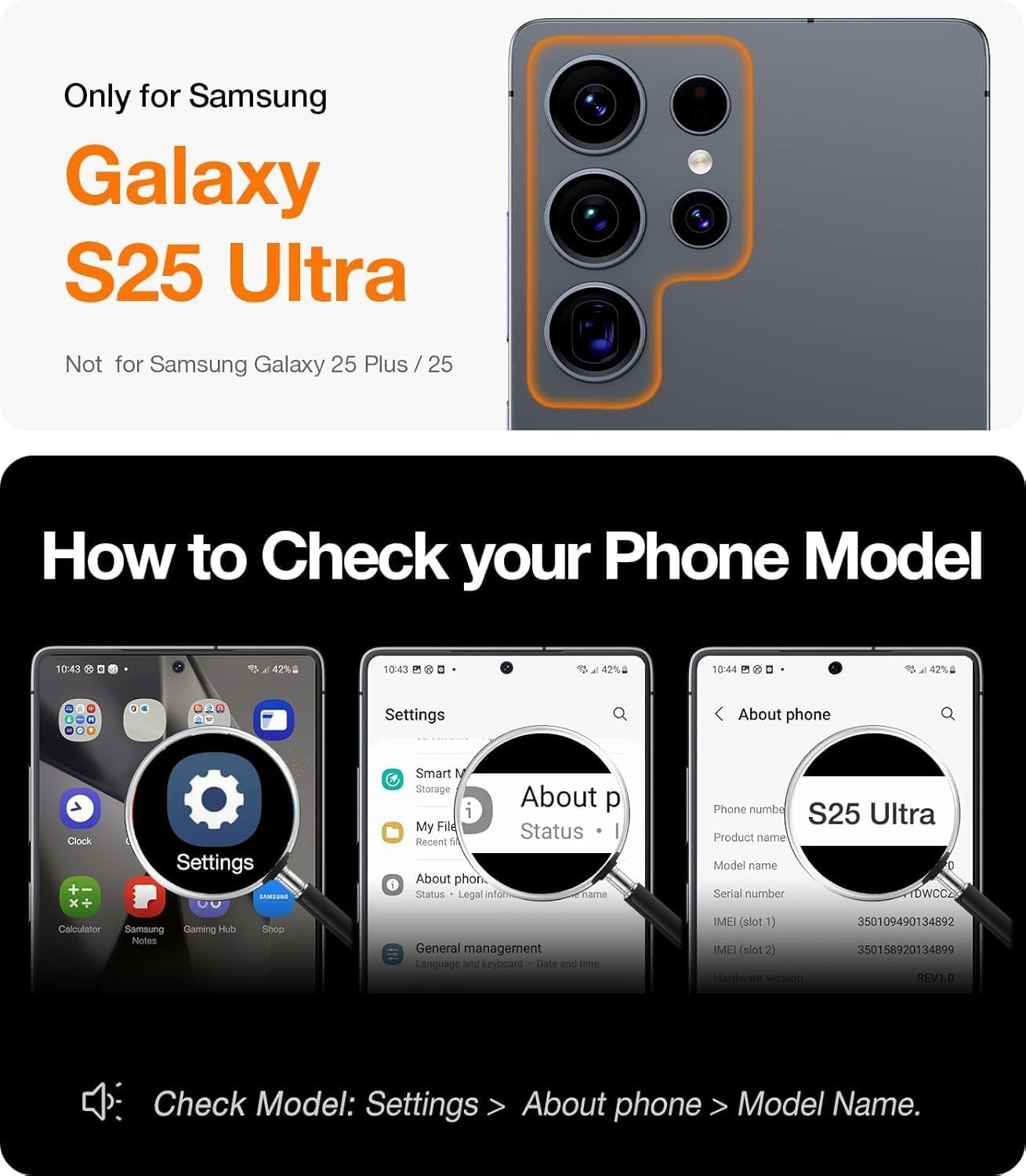 Magnetic Shockproof Rugged Case for Samsung Galaxy S25 Ultra, 12FT Military-Grad
