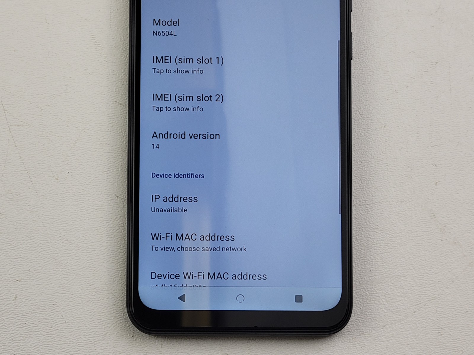 (USED) NUU N21 (N6504L) 32GB (CARRIER UNKNOWN) Budget Dual SIM Smartphone