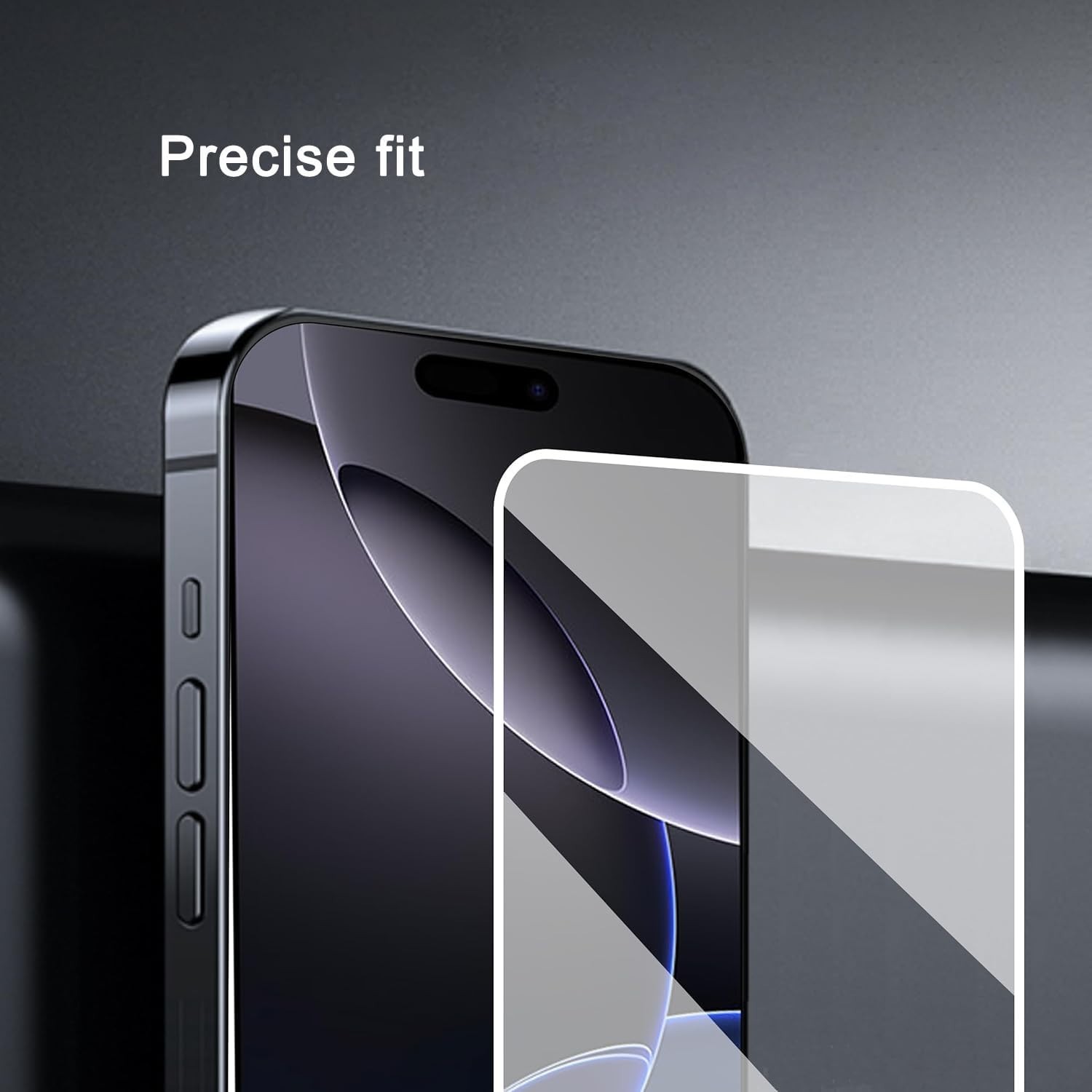 iPhone17 Pro 6.3″ 3 Pack Screen Protector with Installation Frame Tempered Glass