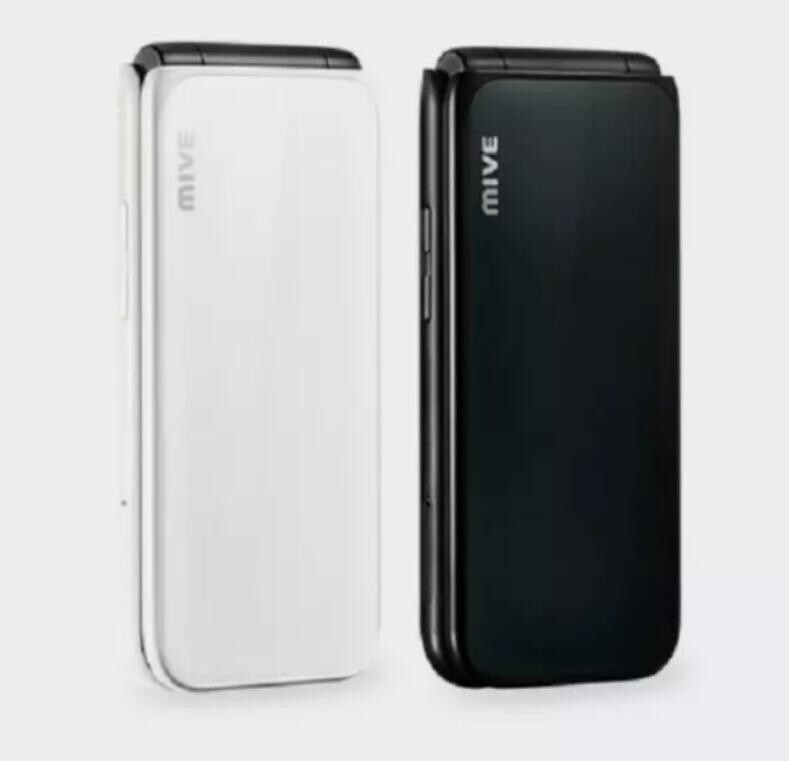 ALT MIVE Style Folder 32GB AT-M120 WIFI 4G LTE Android Black/White Phone