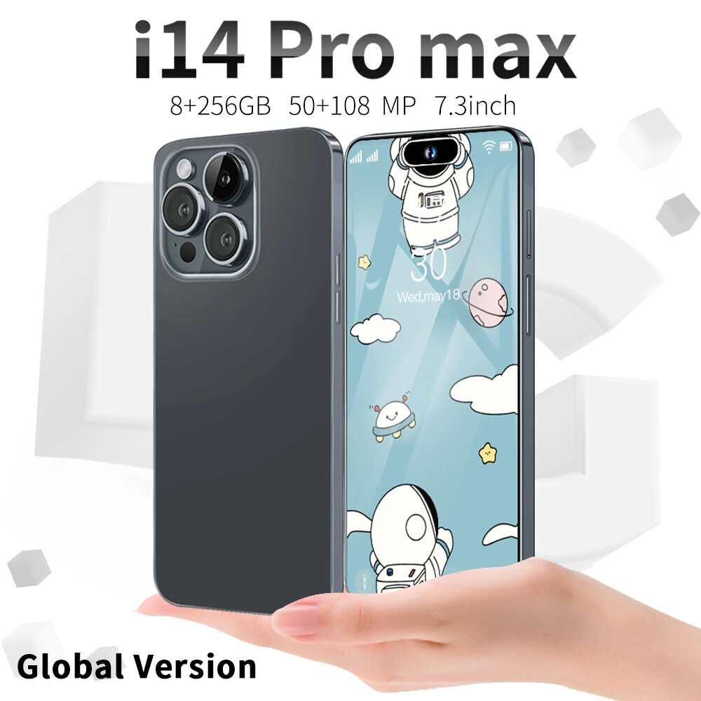 i14 Pro Max 7.3″ Android Smartphone 8+256GB 4G GSM Global Unlocked Cell Phone