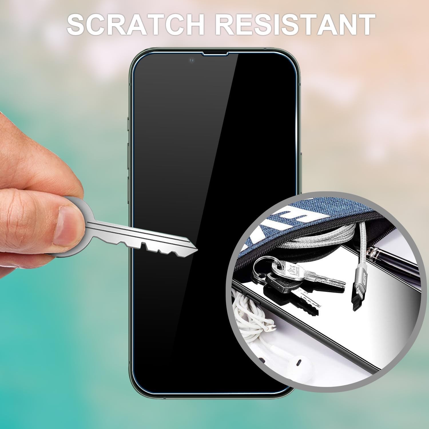 2PCS Screen Protector for iPhone 13 & iPhone 14 & iPhone 16e & iPhone 17e 6.1 In