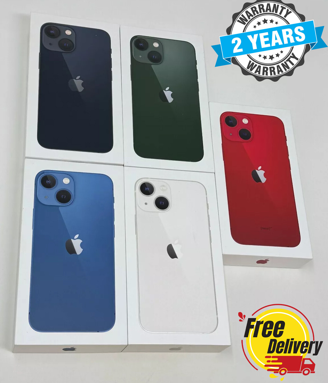 NEW SEALED Apple iPhone 13 MINI 512GB-128GB 5.4 in FACTORY UNLOCKED ALL GSM CDMA
