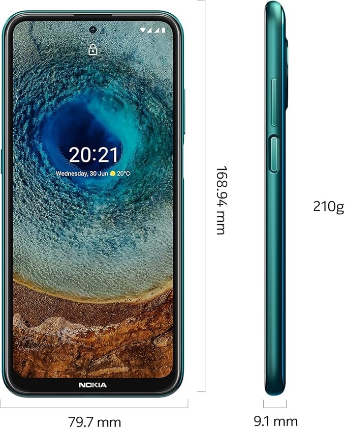 Nokia X10 Forest Green 5G Android Smartphone 128GB Unlocked – Renewed Pristine