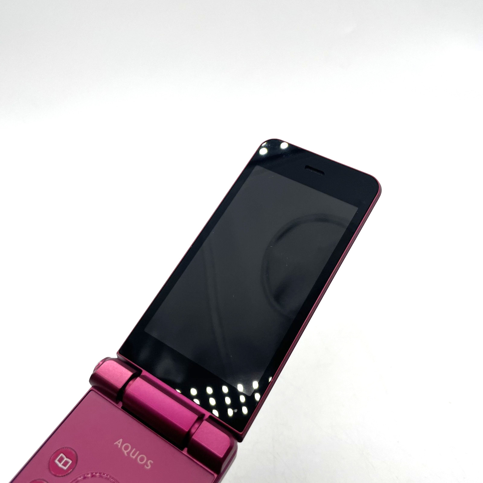 SHARP SH-N01 Red AQUOS KEITAI Flip Phone Unlocked SIM Free Japan Near Mint